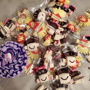 65 Pc Lot Handmade Character Hair Bows Fries Monke